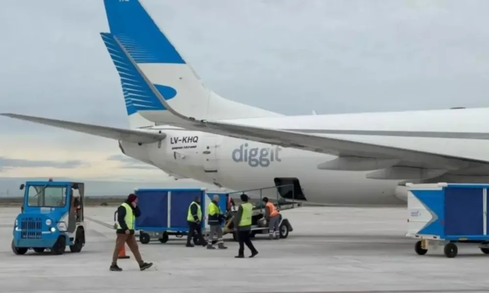 Vuelo de cargas Trelew