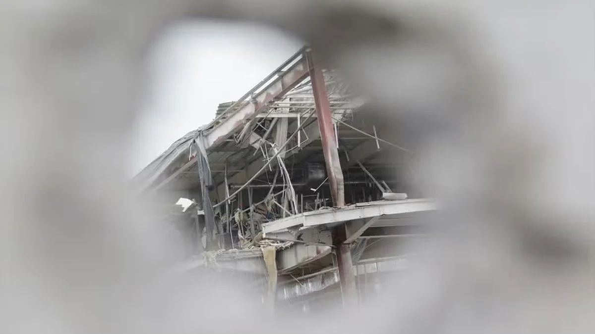Edificio destruido por la guerra entre Ucrania y Rusia. Foto Europa Press/La Sexta