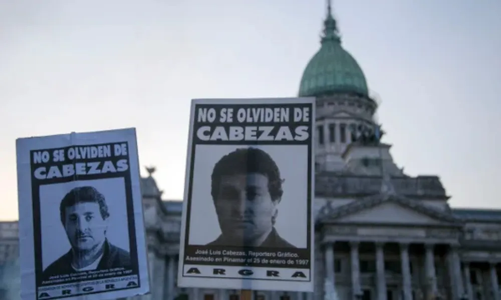 pedido de justicia por José Luis Cabezas