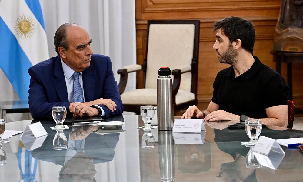 Ignacio Torres se reunió con Guillermo Francos