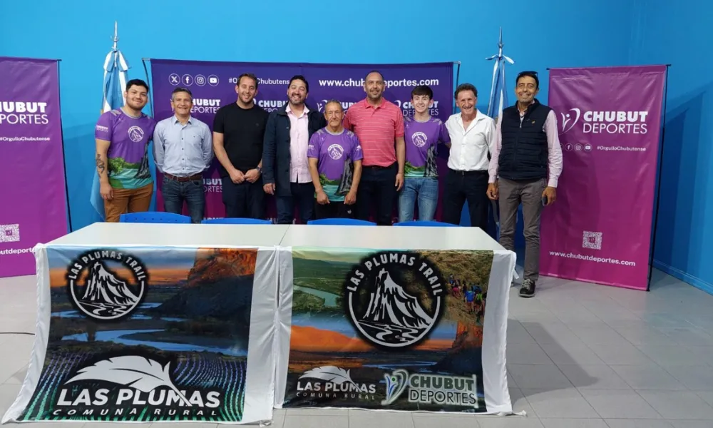 Presentacion del Trail Running de Las Plumas 2024