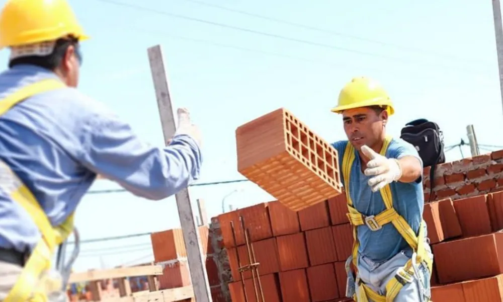 La construcción muestra señales de crecimiento