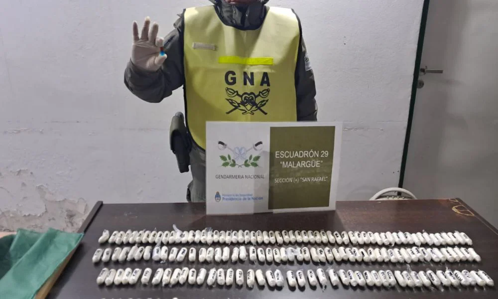 Secuestran dos kilos de cocaína en un colectivo