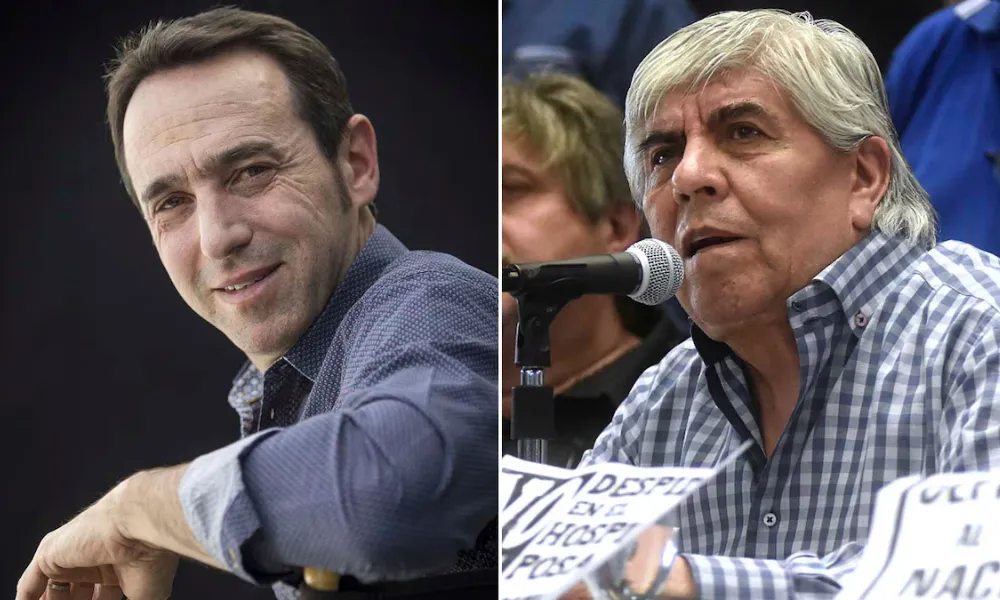 Marcos Galperin y Hugo Moyano