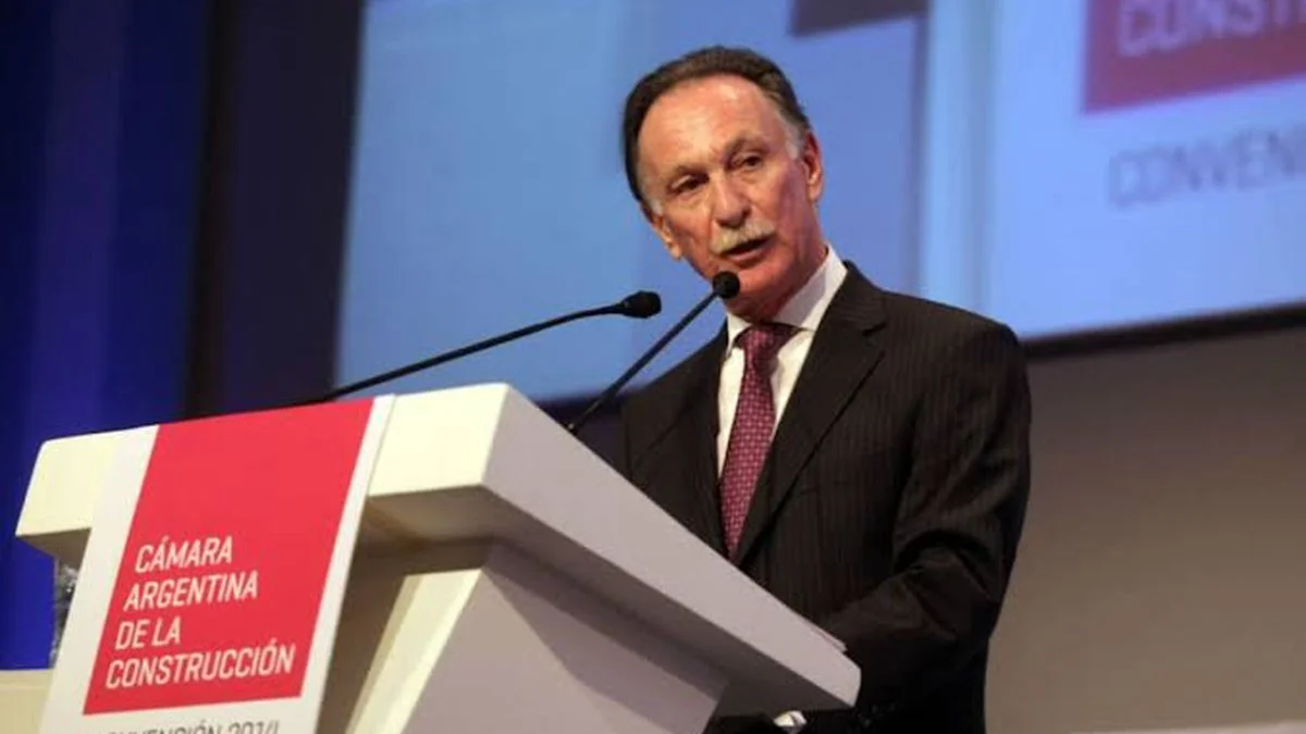 Gustavo Weiss, presidente de la Cámara Argentina de la Construcción. Foto LA NACION