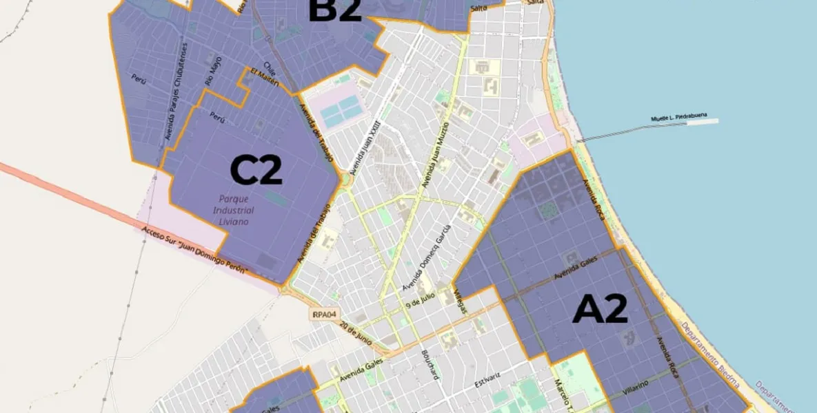 Plano cortes de agua