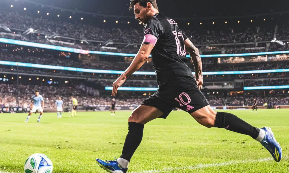 Messi en la goleada del Inter Miami foto X oficial Inter Miami