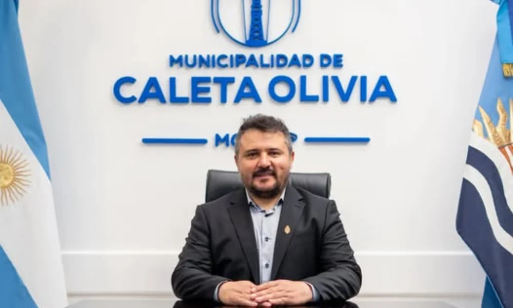 El intendente de Caleta Olivia Pablo Carrizo