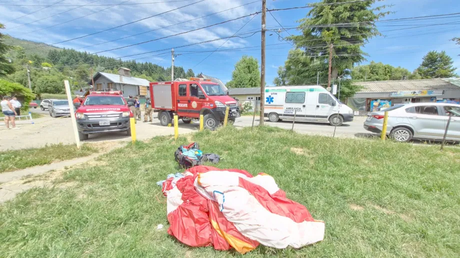 Accidente en parapente