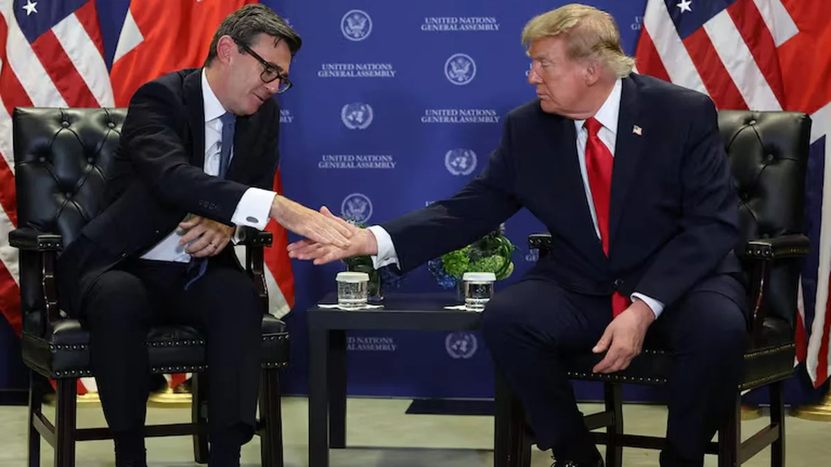 Andy Burnham y Donald Trump