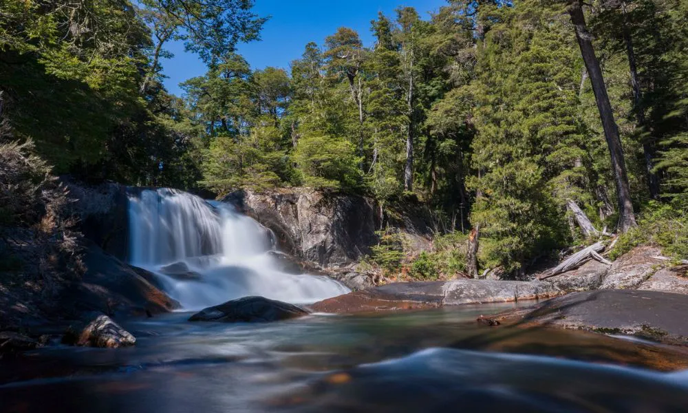 Cascada Frey en el Parque Nahuel Huapi