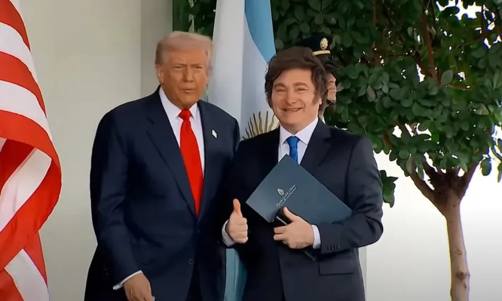Donald Trump y Javier Milei
