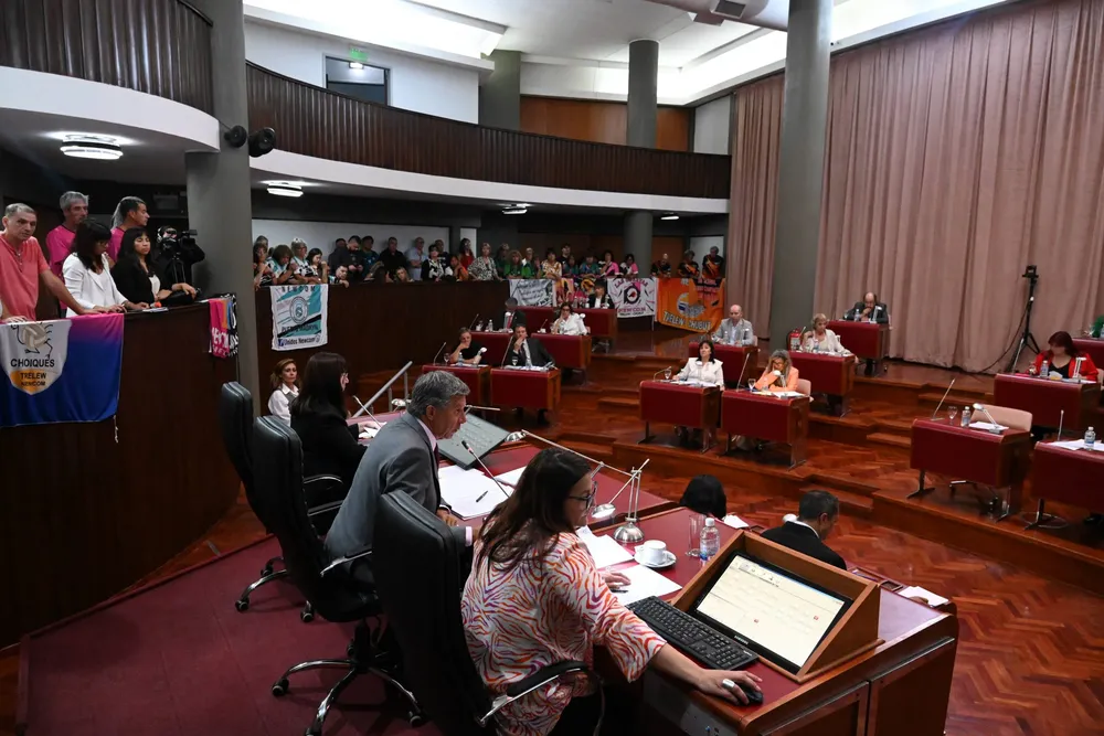 Sesión de la legislatura de Chubut