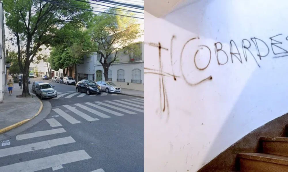 Intentó prender fuego su edificio Foto TN