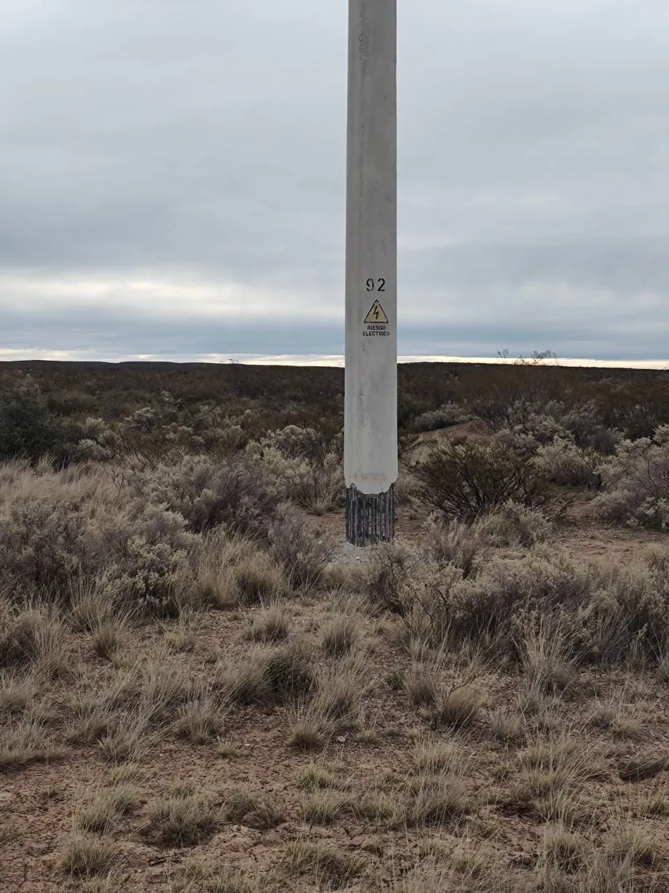 Un nuevo daño a las líneas eléctricas