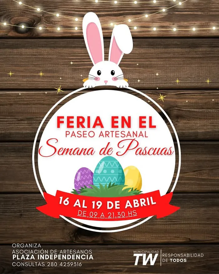 Paseo Artesanal 'Semana de Pascuas' en Trelew