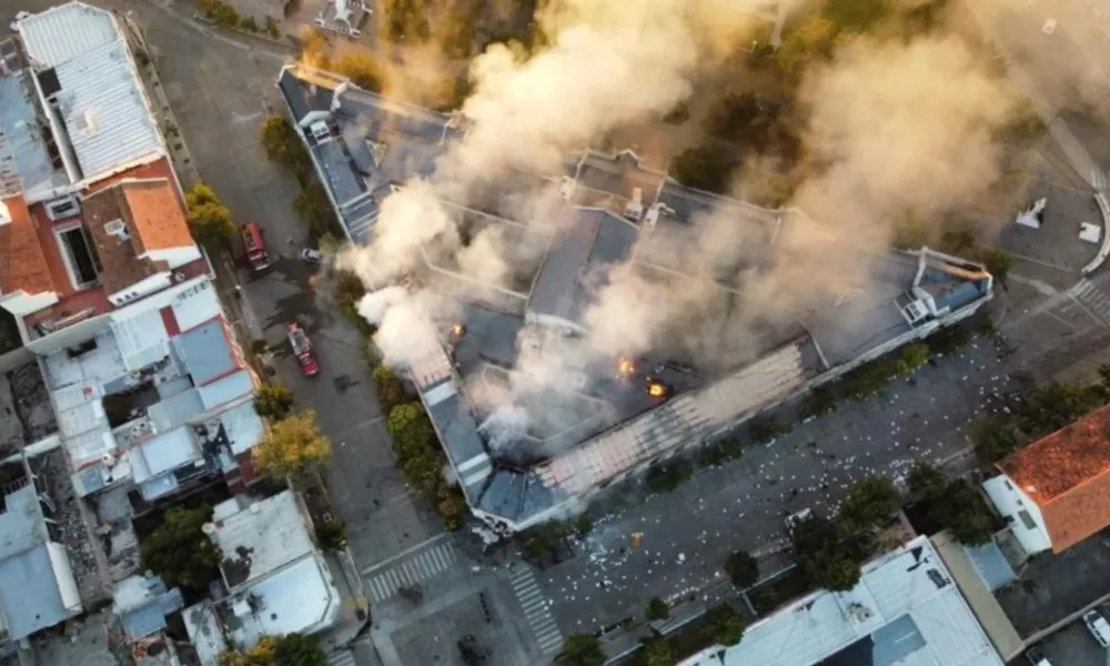 incendio casa gobierno