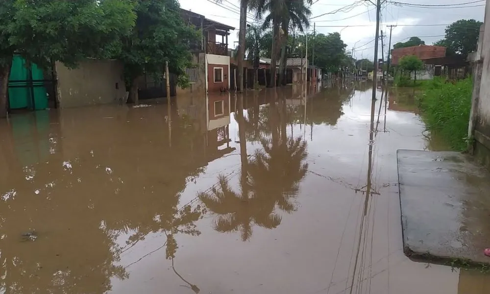 Inundaciones en Corrientes. Foto Radio Dos