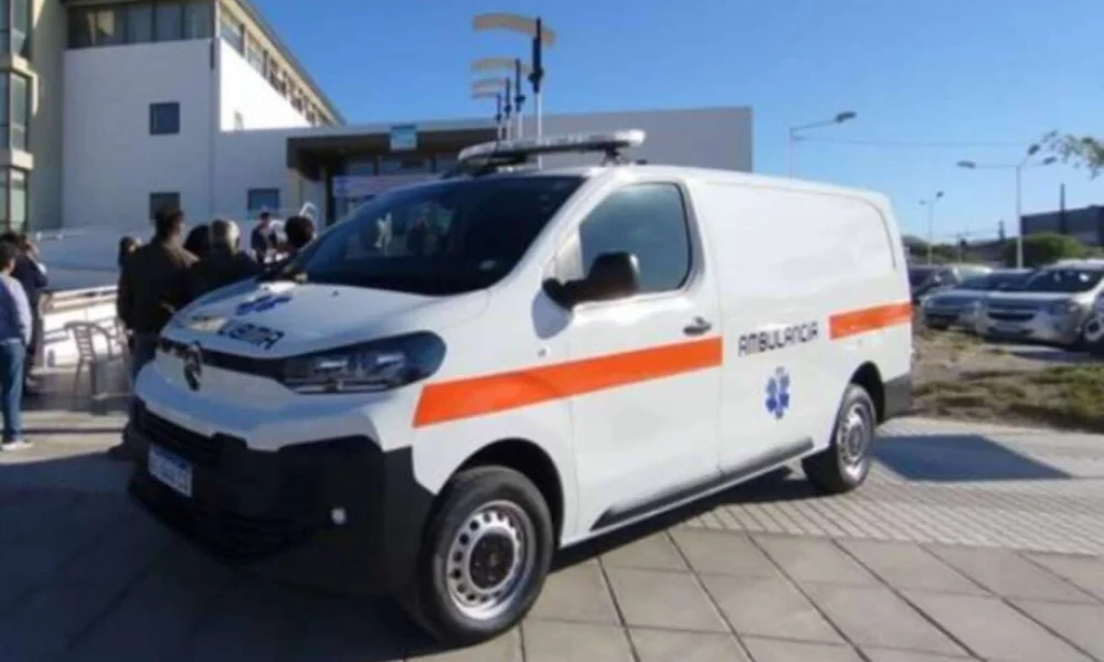 ambulancia donada al hospital de Puerto Madryn