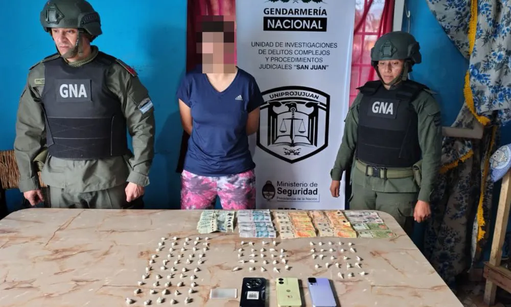 Detienen a una mujer en Pocitos por venta de cocaína