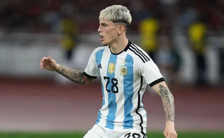 GARNACHO FUE BLINDADO POR LA SELECCIÓN ARGENTINA