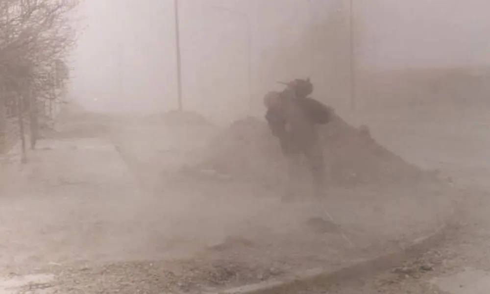 La ceniza del Hudson llegó a Madryn