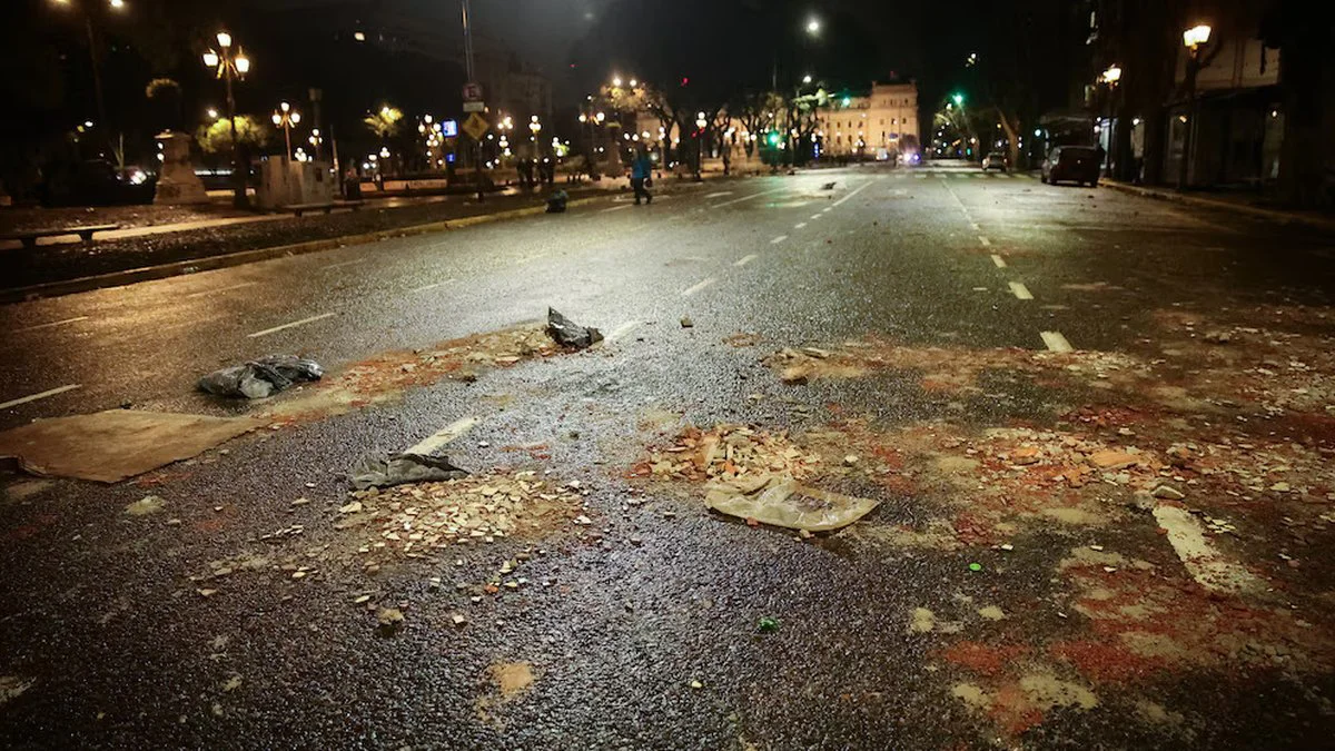 Incidentes en el Congreso. Foto FM Estación del Carmen