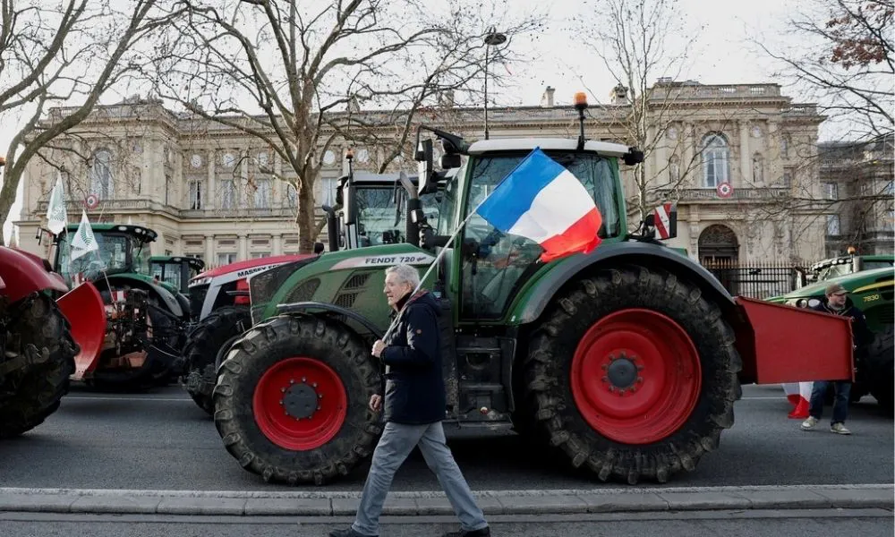 Protesta en Francia contra productos del Mercosur