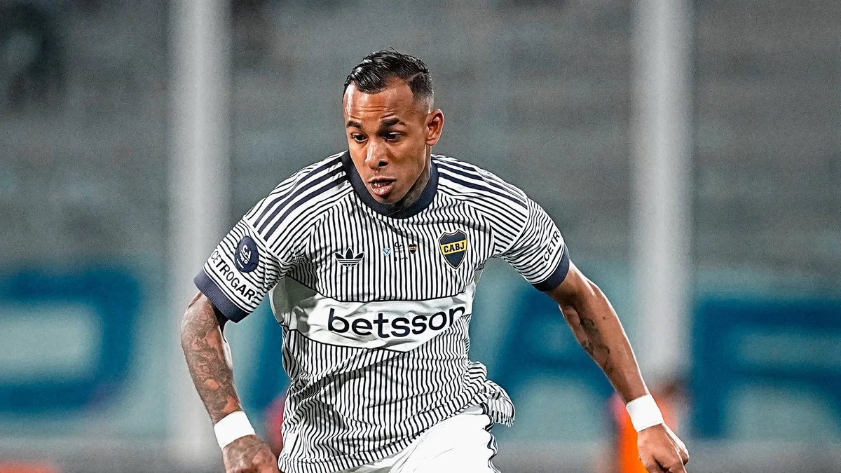 Sebastián Villa. Foto X @BocaJrsOficial