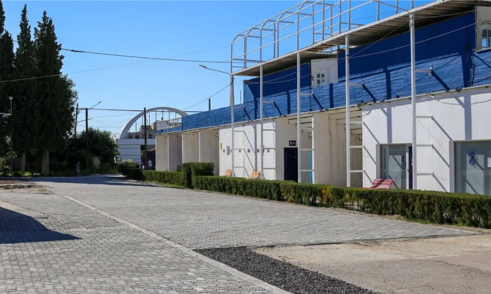 La mejora en el acceso interno del Conti se concretó con fondos propios y aportes de socios.