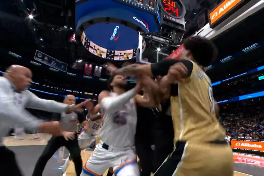 Pelea en la NBA-2