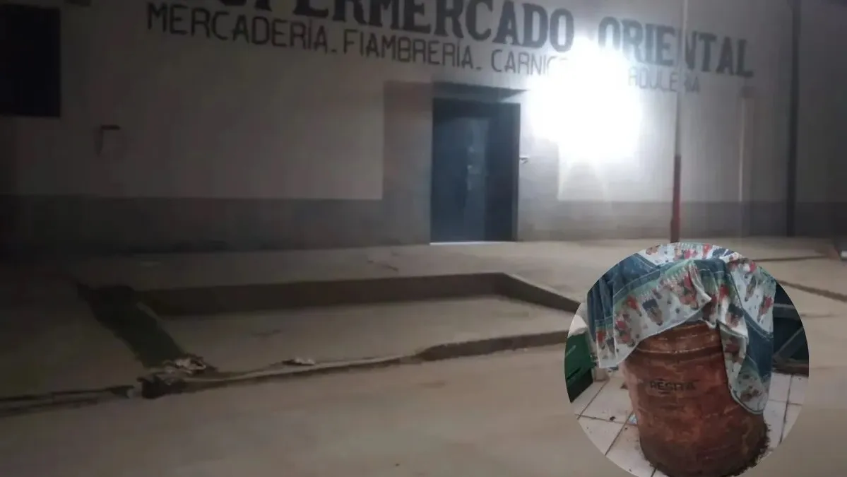 Supermercado donde sucedió el crimen