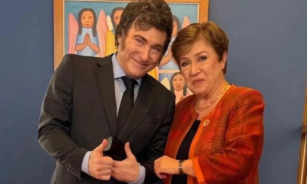 Reunión entre Milei y Georgieva