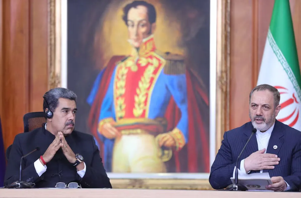 maduro y Brigadier General Aziz Nasirzadeh