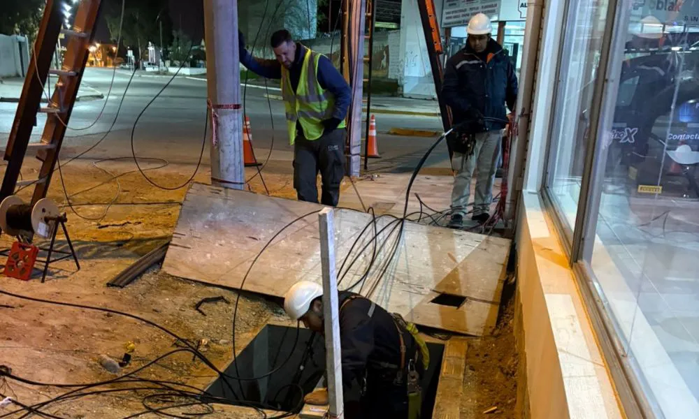 Puerto Madryn completó el corte de fibra en el IXP de Cabase 3