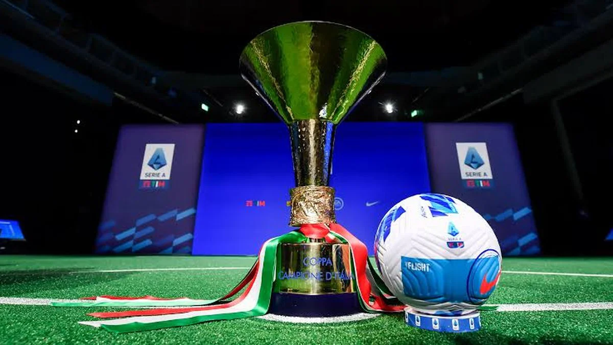 Copa Serie A italiana. Foto LaPresse/DAZN
