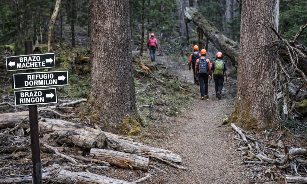 Rescate de un turista en el Cerro Dormilón