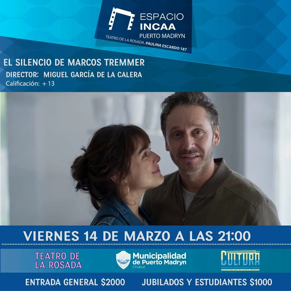 El silencio de Marcos Tremmer en Espacio INCAA de Puerto Madryn