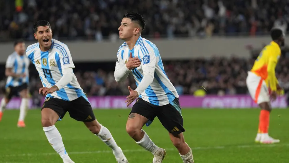 Argentina empató 1-1 con Colombia en el Monumental.