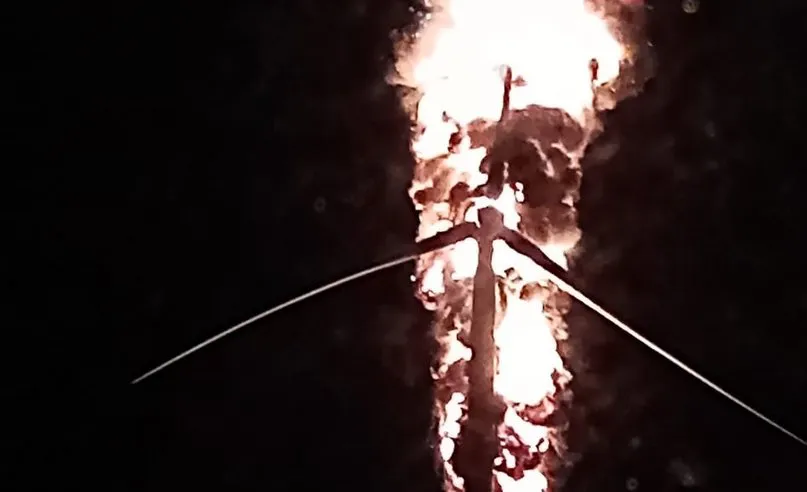 Incendio molino Eólico 1 