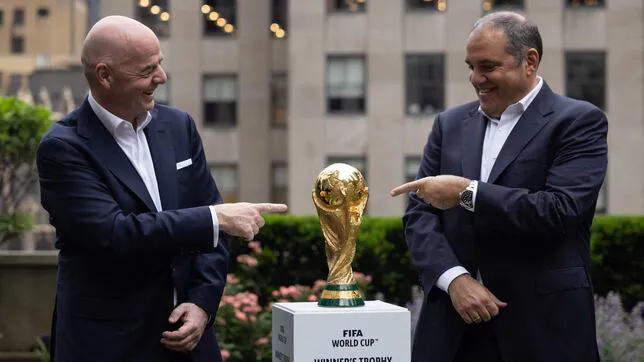 Presentaron la Copa del Mundo