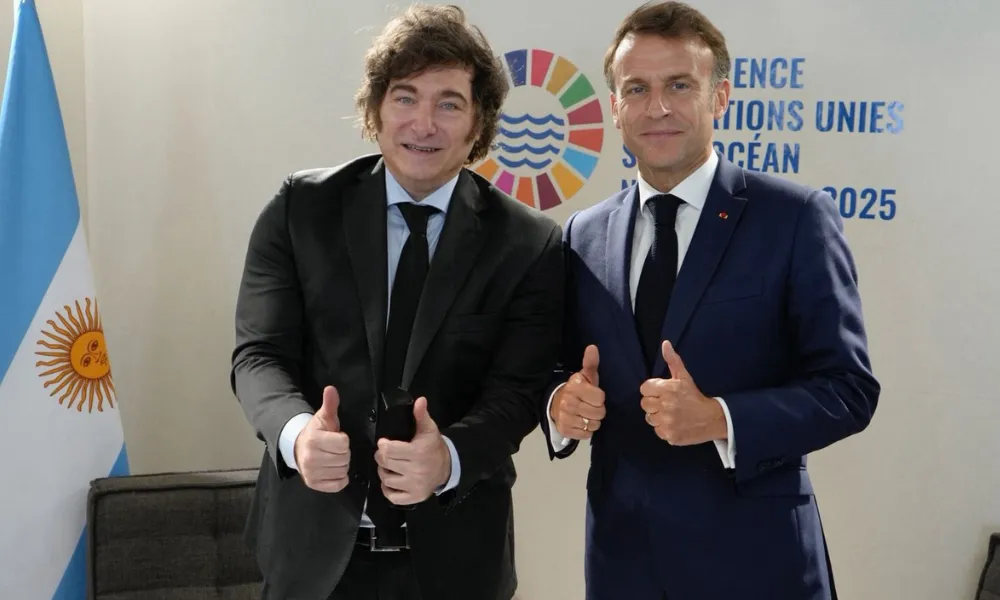 Milei y Macron