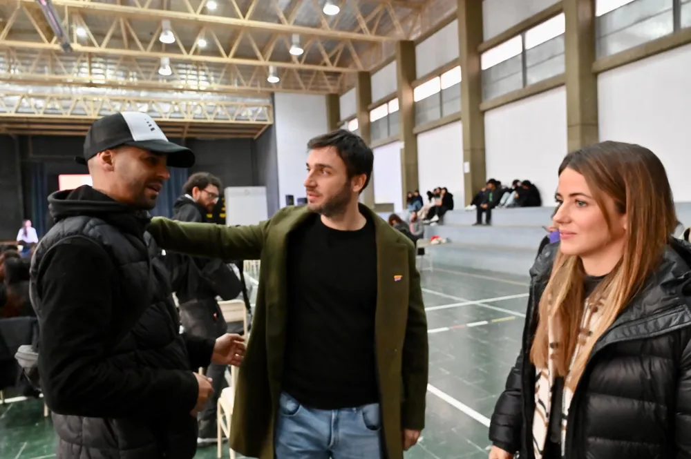 Torres estuvo presente en un Encuentro Educativo para Jóvenes