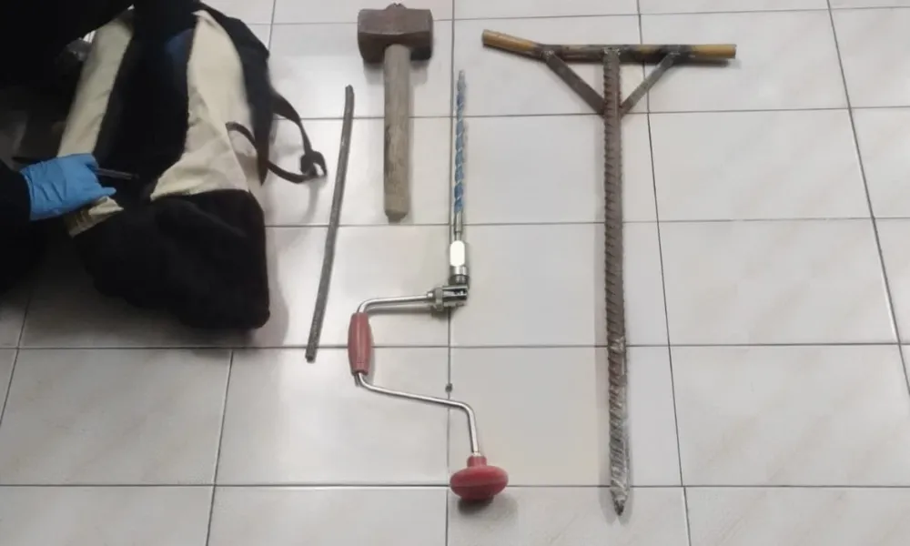 Herramientas utilizadas por los delincuentes