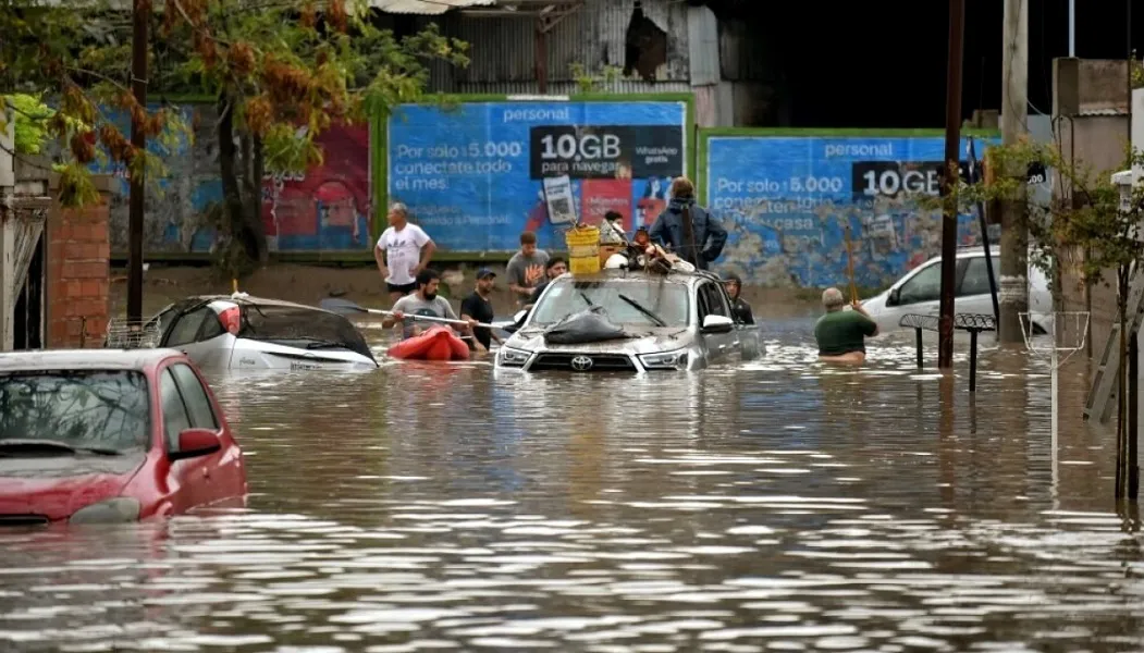 Inundación en Bahía Blanca