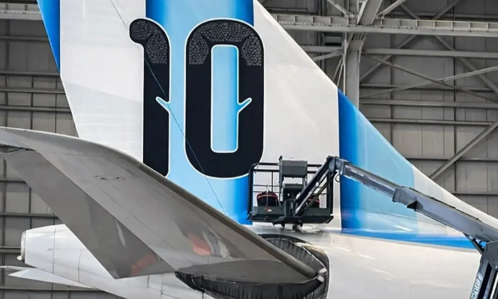 Avión de Messi