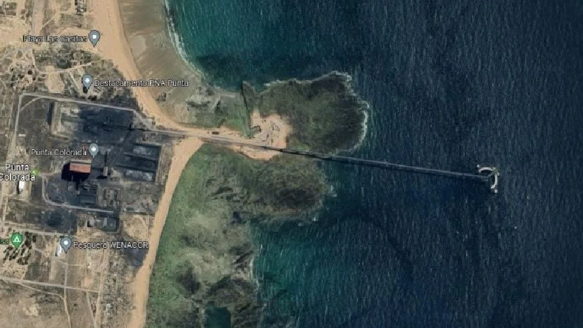 punta colorada aerea
