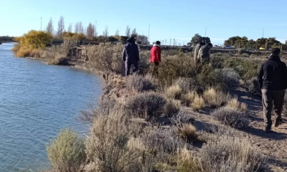 Rastrillaje en el Río Chubut