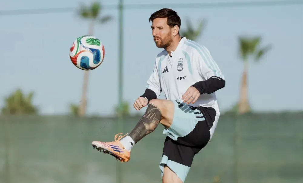 La Selección Argentina realizó su entrenamiento en España