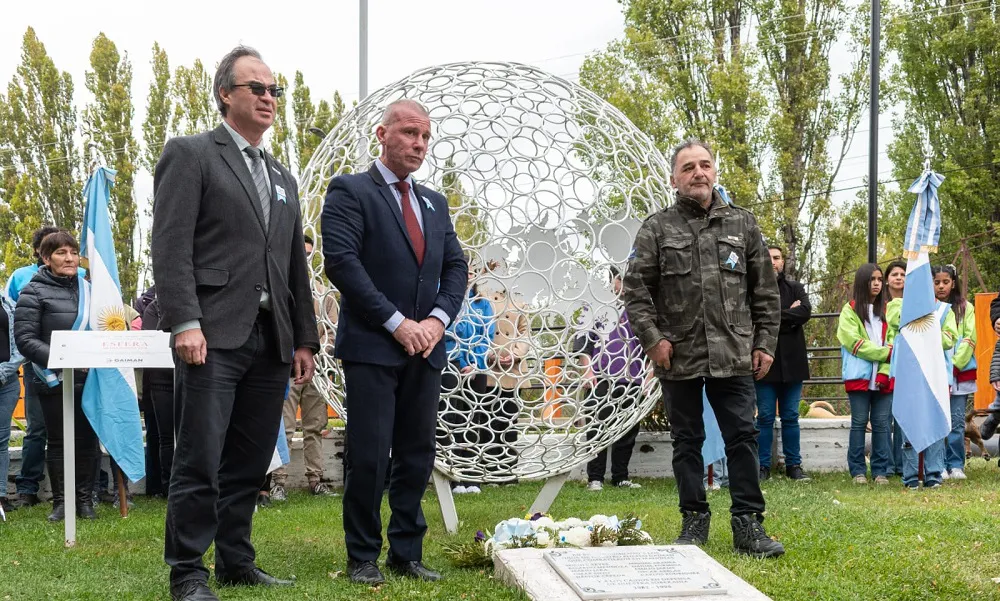 Acto por Malvinas en Gaiman